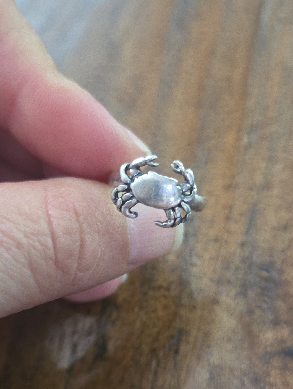 Silver Crab Ring - Sterling Silver